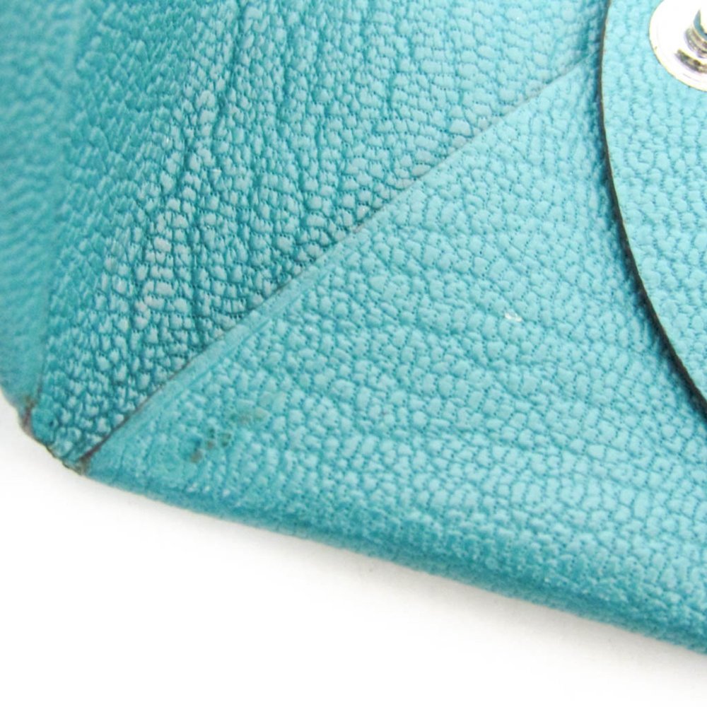 HERMES Green Leather Wallet - Picture 7 of 9
